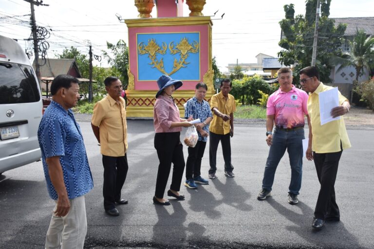 ลงพื้นตรวจสอบบริเวณโดยรอบตำบลสระโบสถ์ เพื่อเตรียมความพร้อมในการจัด โครงการเดิน วิ่ง ปั่น ป้องกันอัมพาต ครั้งที่ 10