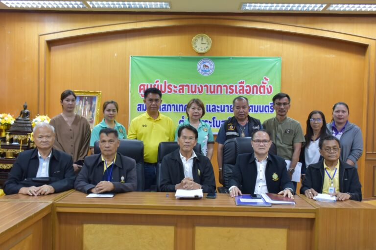 การตรวจสอบความเรียบร้อยในการเลือกตั้งสมาชิกสภาเทศบาลและนายกเทศมนตรี