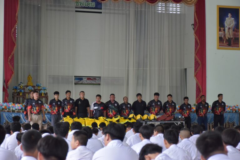 โครงการชักซ้อมแผนเผชิญเหตุและเตรียมความพร้อมเมื่อมีเหตุฉุกเฉิน (โรงเรียนสระโบสถ์วิทยาคาร)