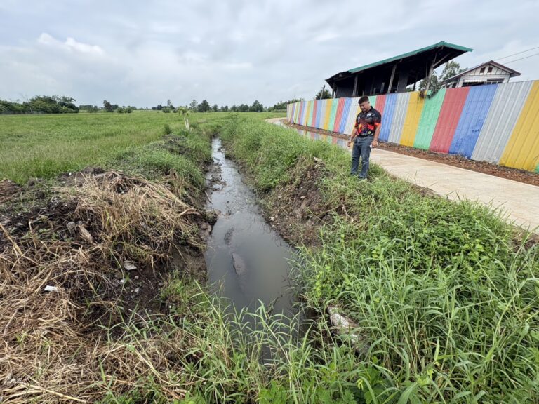 ลงพื้นที่ติดตามสถานการณ์น้ำ