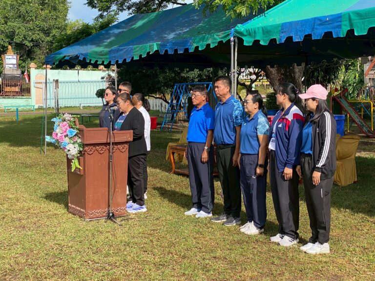 ร่วมเปิดการแข่งขันกีฬา – กรีฑานักเรียน ( สระโบสถ์เกมส์ )